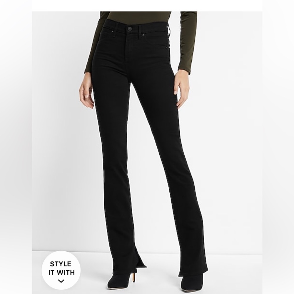 Express Skyscraper Black Jeans